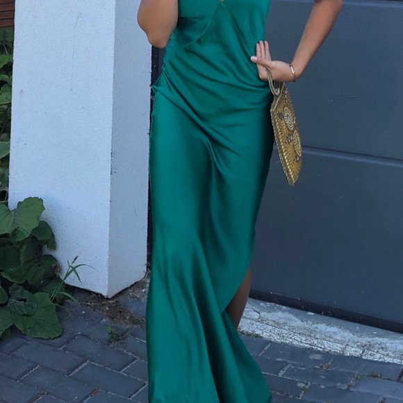 RAT & BOA DELPHINE DRESS GREEN - WEDDING GUST PERFECT - Picture 6 of 13